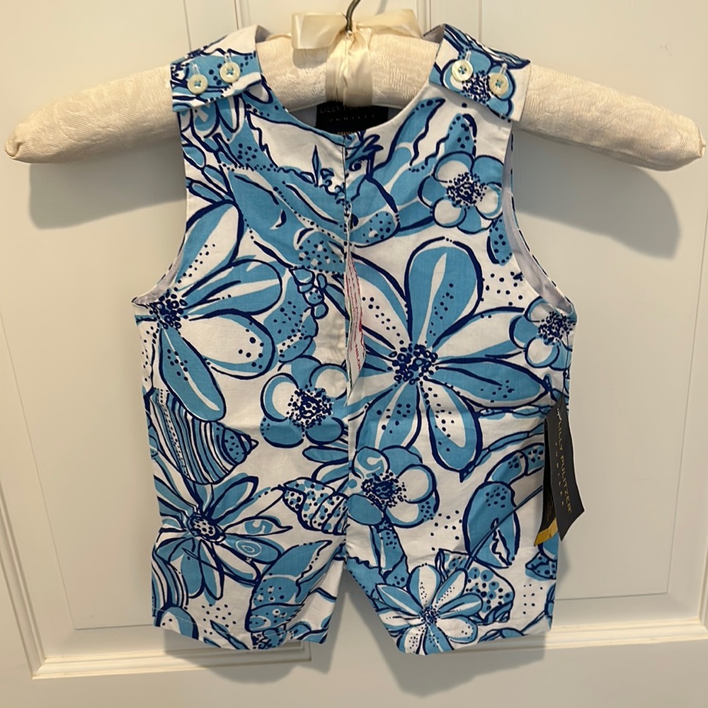 Lilly Pulitzer Jon Jon shortall 50th jubilee NWT baby outfit